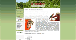 Desktop Screenshot of breeder.sk